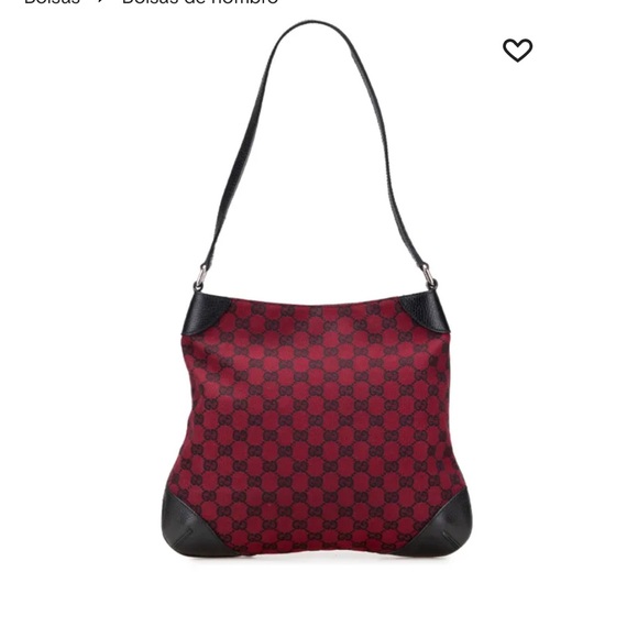 GUCCI PRE-OWENED RED GUCCI LOGO GG 2000-2015 - Picture 2 of 10